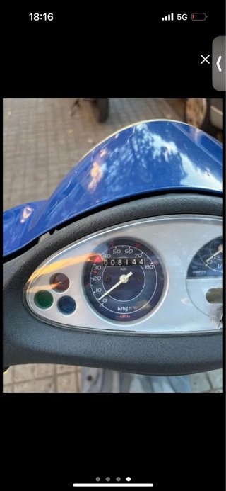 Piaggio 49 Scooter Azul