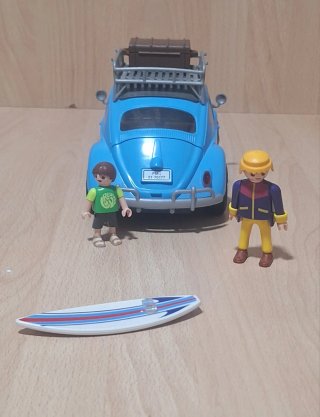 Playmobil Coche Azul con Figuras y Tabla