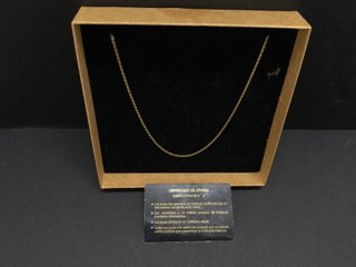 E734470-0 CADENA ORO 18K 25CM
