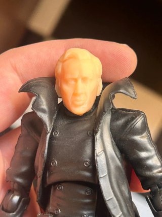 Spider-Noir cabezas 3D Marvel Legends Nicolás cage