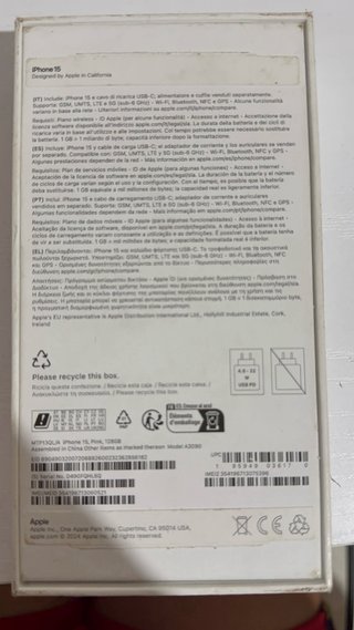 iPhone 15 Rosa
