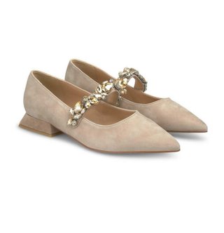 Bailarinas Alma en Pena Talla 37 Piel Beige