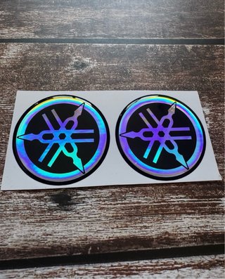 2 EMBLEMAS GEL YAMAHA LOGO MT07 09 R1 R6 NMAX TMAX