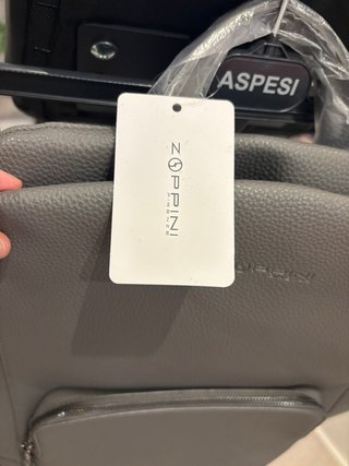 Zaino Zop Pelle Uomo Porta PC Nuovo Grigio
