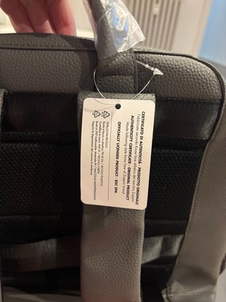 Zaino Zop Pelle Uomo Porta PC Nuovo Grigio
