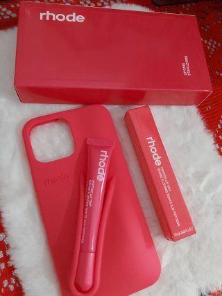 Cover iPhone 12/13 Pro Max + Lip Gloss Rhode