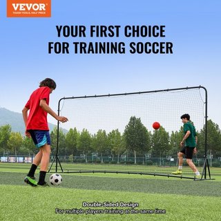Red de Rebounder de Fútbol, Equipo de Entrenamiento de Fútbol de Hierro de 12x6FT, Regalo de Entrenamiento Deportivo de Fútbol con Bolsa Portátil, Pared de Rebounder de Voleibol Perfecta para Prac...