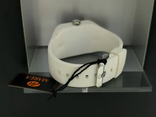 Reloj Unisex Marea Blanco con Números Morados