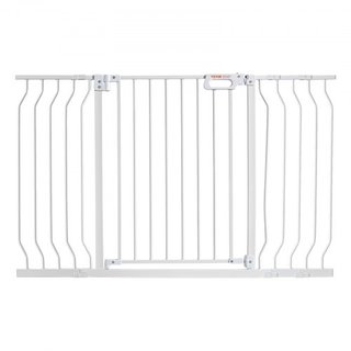 Puerta para Bebés, 29.5"-51" Extra Ancha, 30" Alta, Puerta para Perros para Escaleras, Accesos y Casa, Puerta para Niños de Fácil Paso con Cierre Automático, Puerta de Seguridad para Mascotas con ...