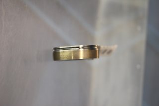 Anillo plata de ley y acero. 19,8 mm, talla 22 ó 23