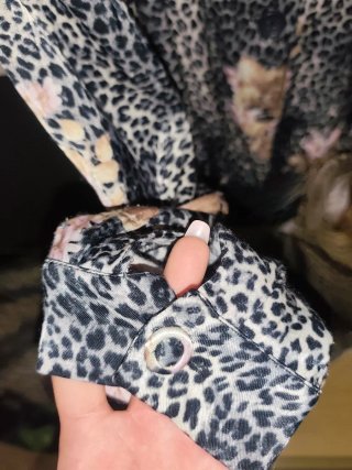 Camisa vintage Roca Garcia animal print floral