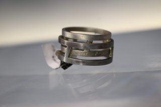 Anillo plata de ley. Joidart. 17 mm, talla 14.