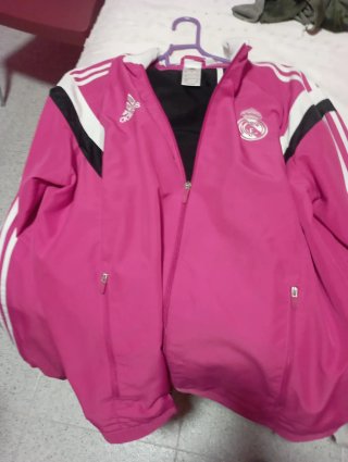 Chándal Real Madrid Adidas Rosa Talla L