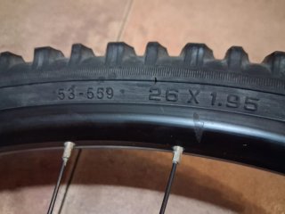 Rueda MTB 26" con disco