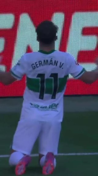 Camiseta Elche CF Jugador German Valera TALLA M