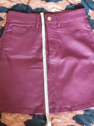 Minifalda polipiel t. M