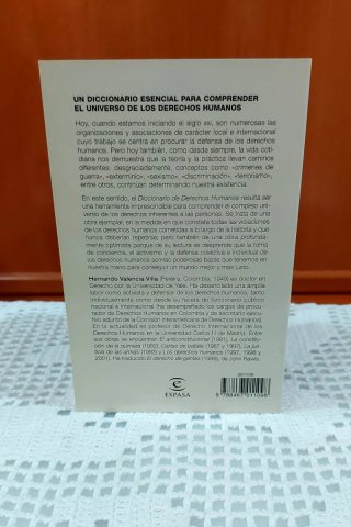 DICCIONARIO ESPASA DERECHOS HUMANOS