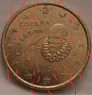 Moneda 50 Céntimos España 2024 Múltiples Errores A