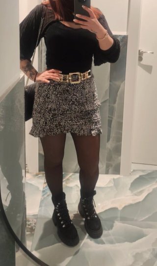 Minifalda estampada Talla M