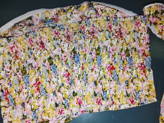 Conjunto falda pantalon y top sin hombros talla S