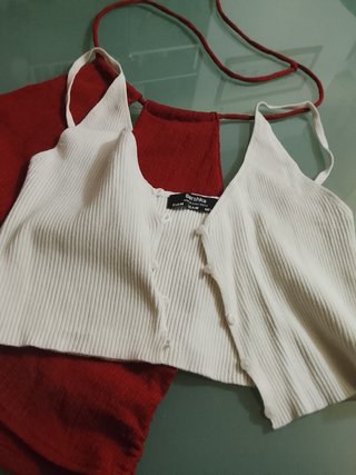 Lote 2 Tops Bershka Punto Talla S