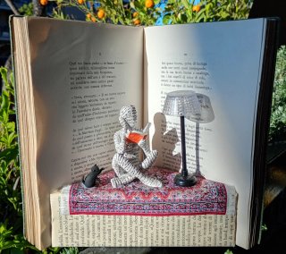 Libro vintage Decorativo 3D