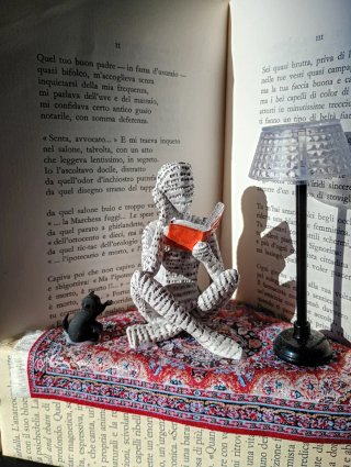 Libro vintage Decorativo 3D