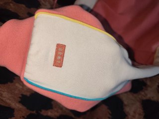 Sudadera GRMY con capucha rosa y blanca T.M