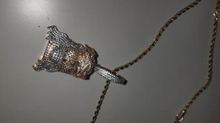 Collana Gesù Moissanite Goldfilled 18k