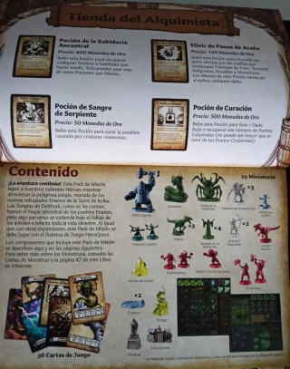 Heroquest Las Junglas del Delthrak todo pintado