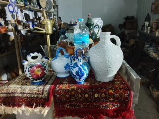 Botijos antiguos decorados
