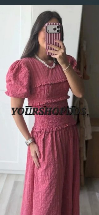 Vestido midi nido abeja Zara Talla XS/S