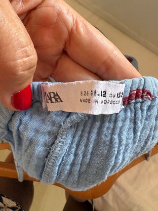 Peto Zara estampado manzanas