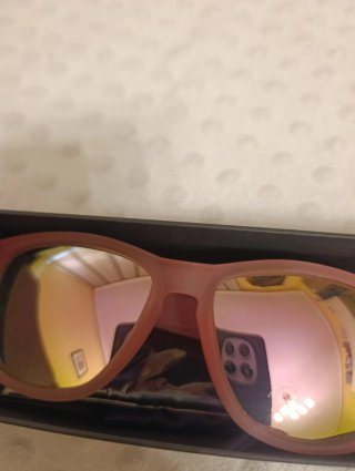 Gafas de sol Jim Halo espejo rosa/dorado