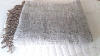 MANTA LANA de ALPACA - 2 m  x 1.50 m -