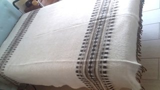 MANTA LANA de ALPACA - 2 m  x 1.50 m -