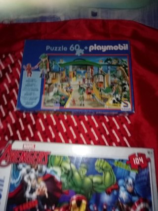 Puzzles Playmobil y Marvel Avengers
