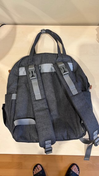 Mochila y Bolso para Bebé Gris
