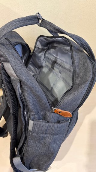 Mochila y Bolso para Bebé Gris