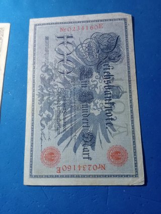 Banconote Germania 100 e 1000 Mark