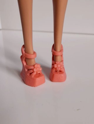 sandali Barbie con zeppa