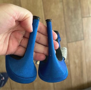 Scarpe eleganti blu tacco 10 cm n.40