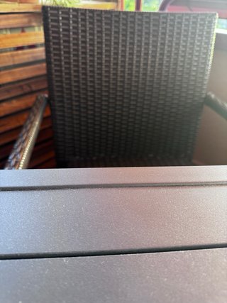 4 Sillas de ratán con brazo apilable PRECIO UNIDAD