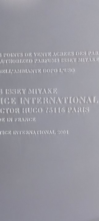 Espositore Vintage Issey Miyake vintage