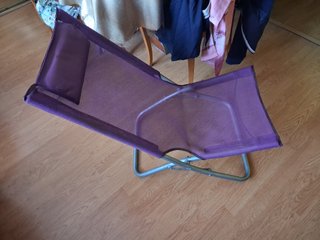 Silla plegable playa morada