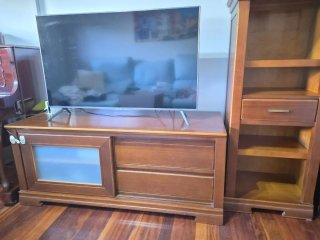 Mueble de salón modular madera