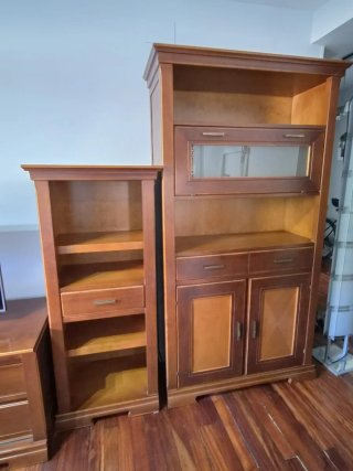 Mueble de salón modular madera