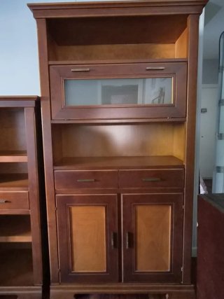 Mueble de salón modular madera