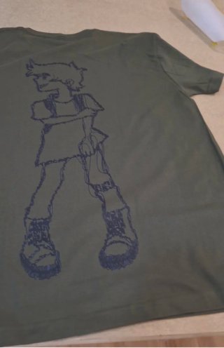 Hacer pedidos!  100% algodón  Camiseta Daslatalla