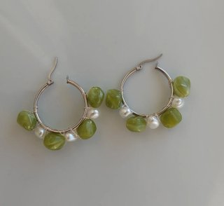 Pendientes Aro con Piedras